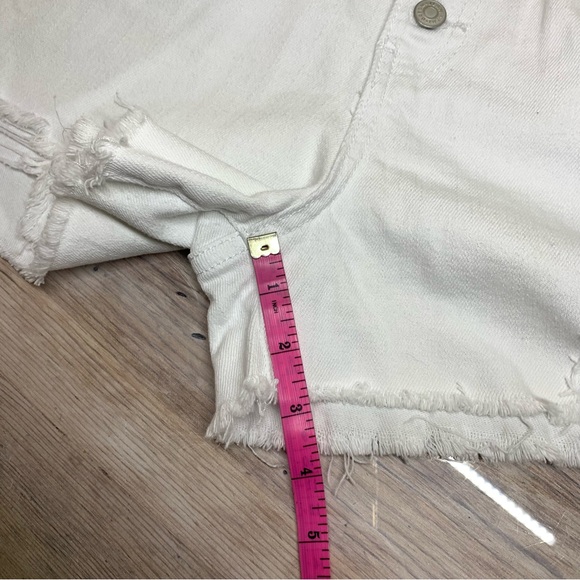 YMI Dream High Rise Button Fly Denim Shorts - Picture 10 of 16